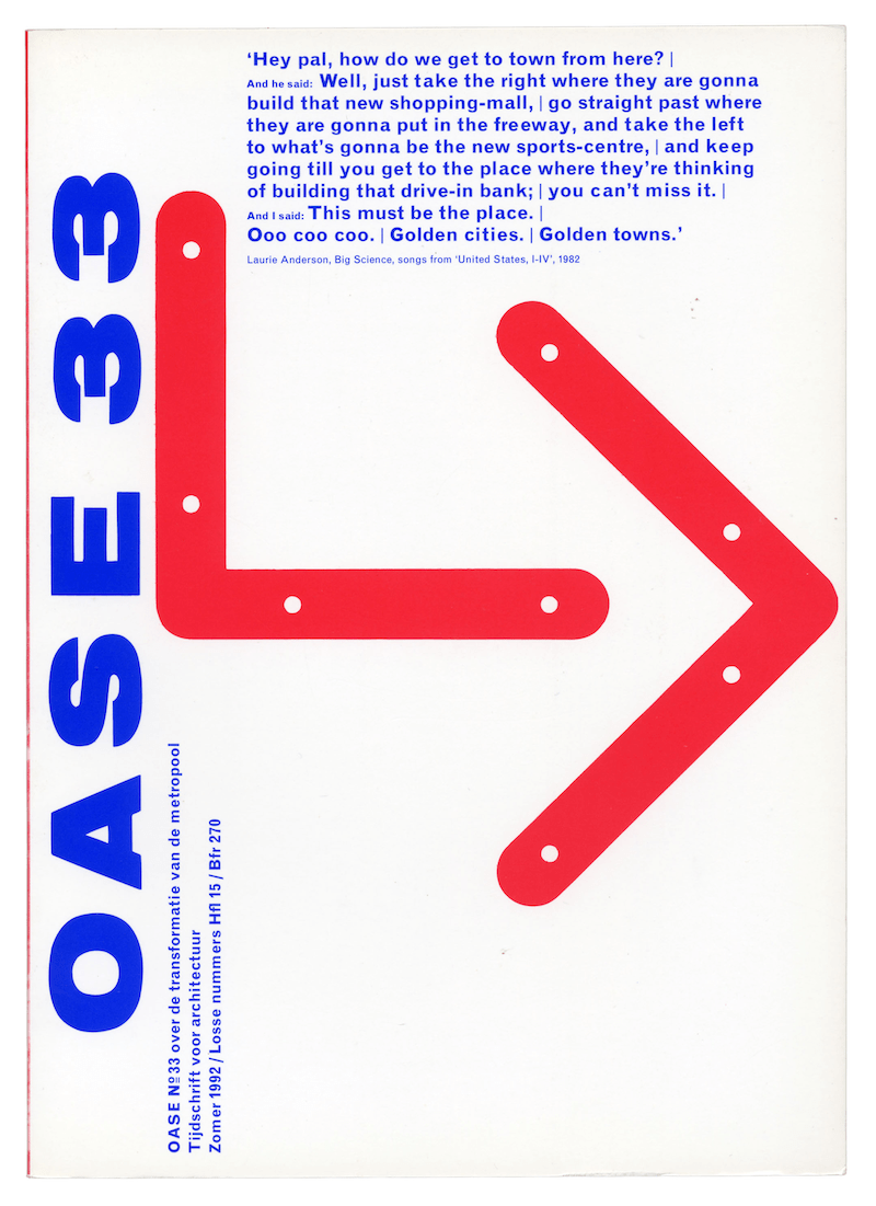 Omslag ‘OASE’, 1982