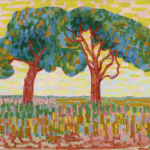 Jacoba van Heemskerck, ‘Twee bomen’, 1910