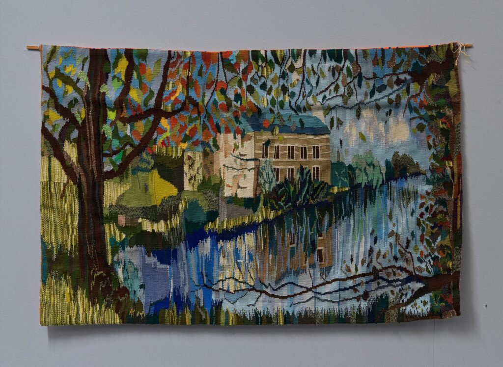 Wandkleed kasteel Strijthagen, Nel de Haas naar ontwerp Aad de Haas, bruikleen particuliere collectie