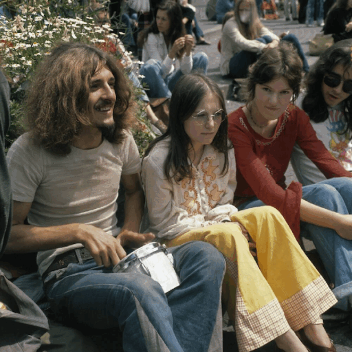 4-2 Op de Dam, 1973, foto: Nationaal Archief / Anefo