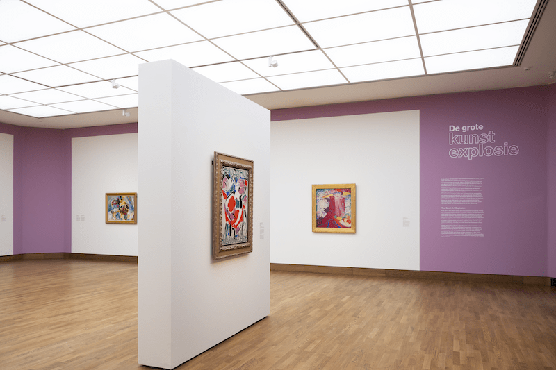 Zaaloverzicht ‘1913 – De grote kunstexplosie’, foto: Margot Brakel
