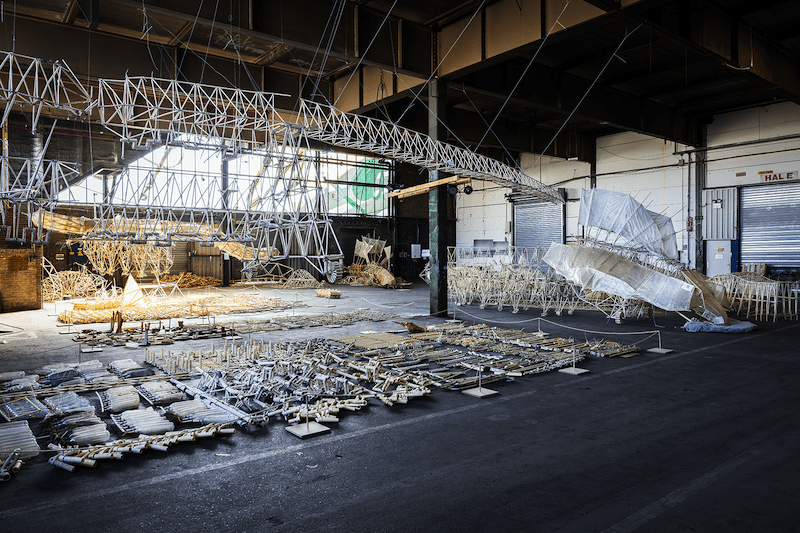 Zaaloverzicht ‘Strandbeesten mortuarium’, foto: Marianne Q
