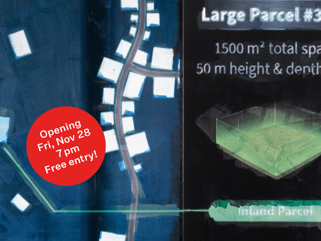 Simon Denny, Metaverse Landscape 27: Somnium Space Extra Large #3625 (XL), 2023 ©Simon Denny; Photo: Nick Ash