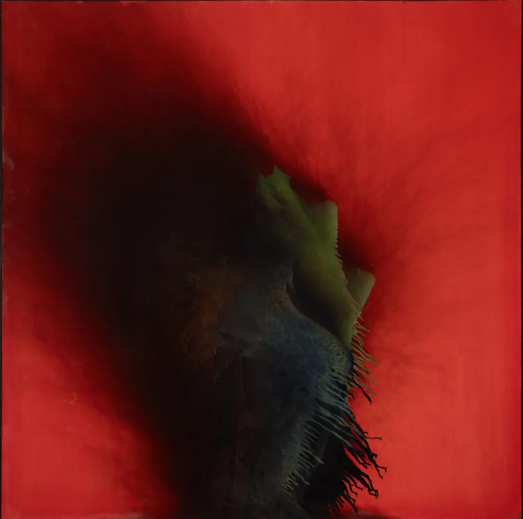 Otto Piene Red Autumn I 1975 Stiftung Sammlung Kemp Kunstpalast Duesseldorf © VG Bild Kunst Bonn Foto Kunstpalast LVR ZMB Stefan Arendt FEUER-1-1200x1190