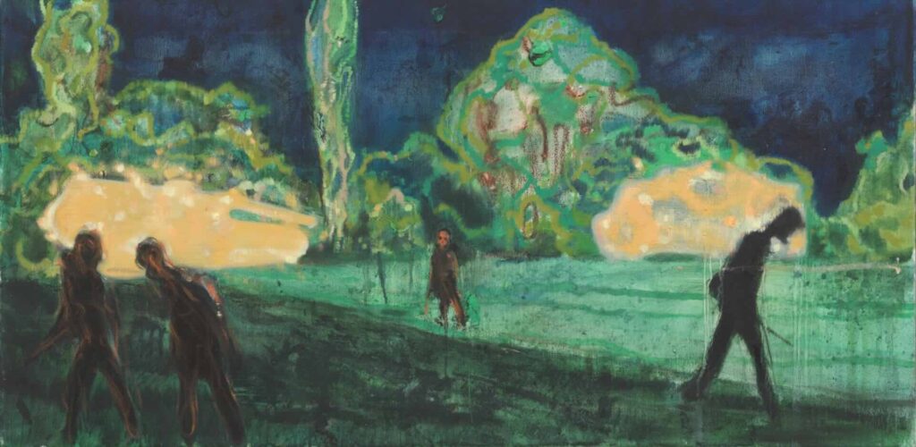 Daniel Richter, We'll never stop living like this way, 2009, oil on canvas © The Scharf Collection, Foto: Jens Ziehe / VG Bild-Kunst