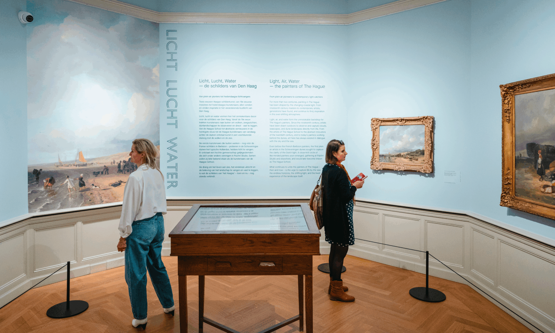 Zaaloverzicht 'Licht, lucht, water'