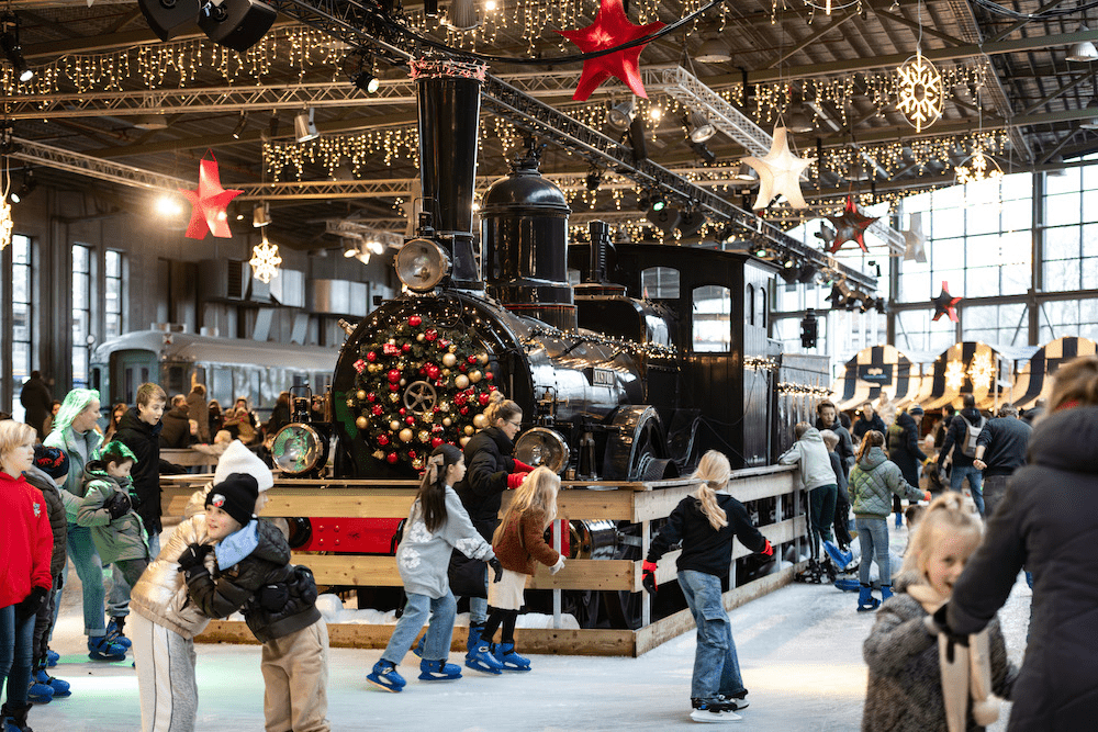 Winterstation in het Spoorwegmuseum, foto: Renzo Gerritsen