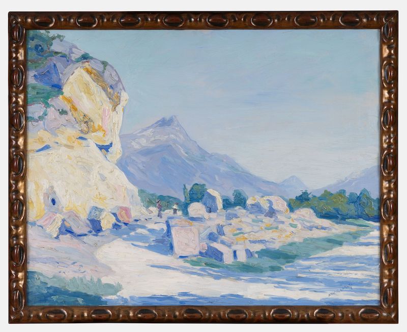 Dirk Filarski, 'Aan de voet van de Dent de Jaman', 1912