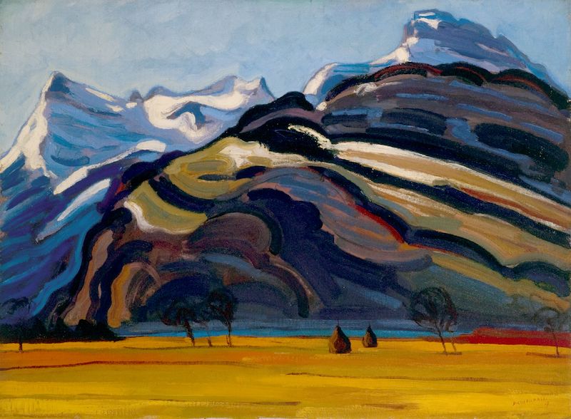 Dirk Filarski, 'Gezicht op de Uri-Rotstock', 1917