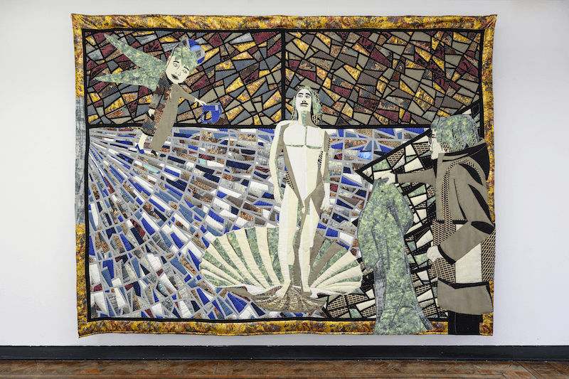 Studio Paul & Haiko, 'quilt I was born from an ocean of my mother's skirt', 2024, foto: Peter Cox