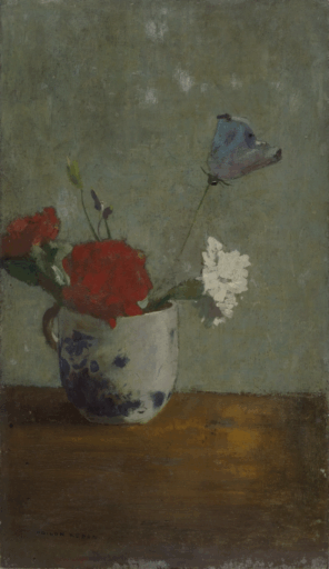 Odilon Redon, ‘Bloempjes in een kopje van Chinees porselein’, 1884
