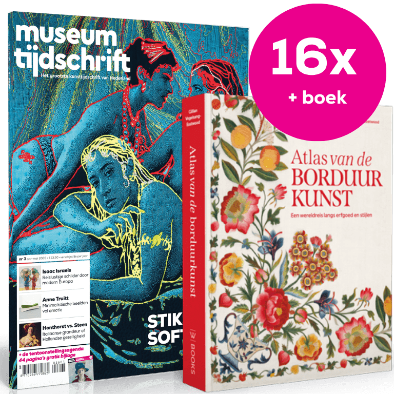 Tweejarig abonnement + boek ‘Atlas van de borduurkunst’ voor € 193,00