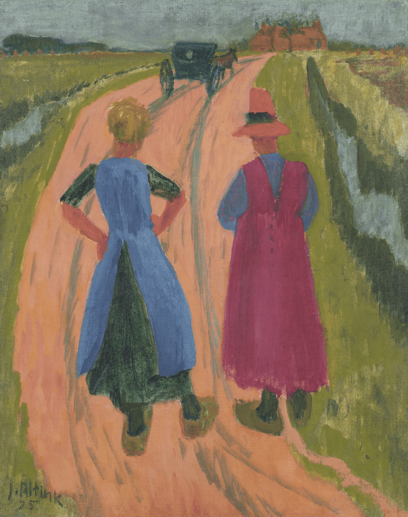 Jan Altink, ‘Na het bezoek’, 1925