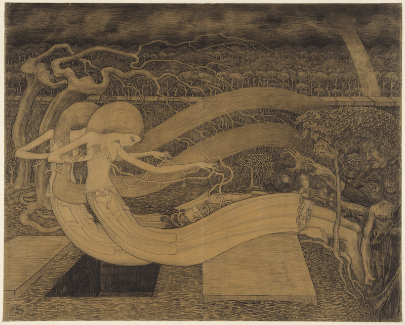 Jan Toorop, 'O Grave, where is thy victory', 1892