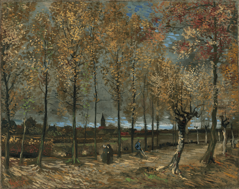 Vincent van Gogh, 'De populierenlaan bij Nuenen', 1885 en 1886