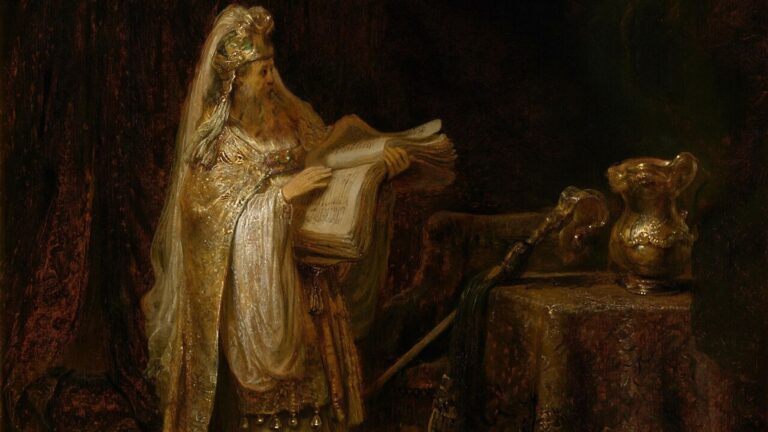 Rembrandt van Rijn, Het visioen van Zacharias in de tempel, 1633