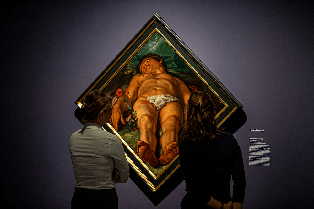 Zaalbeeld ‘Familie Goltzius’, foto: Limburgs Museum