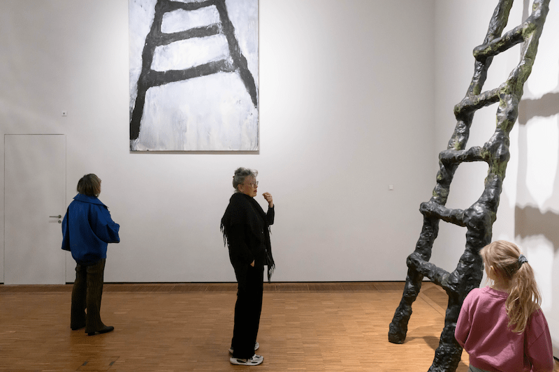 Zaalbeeld 'Stairway to..?', foto: Mike Bink