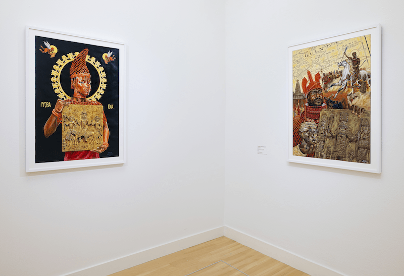 Zaalbeeld 'Back to Benin', foto: Peter Tijhuis