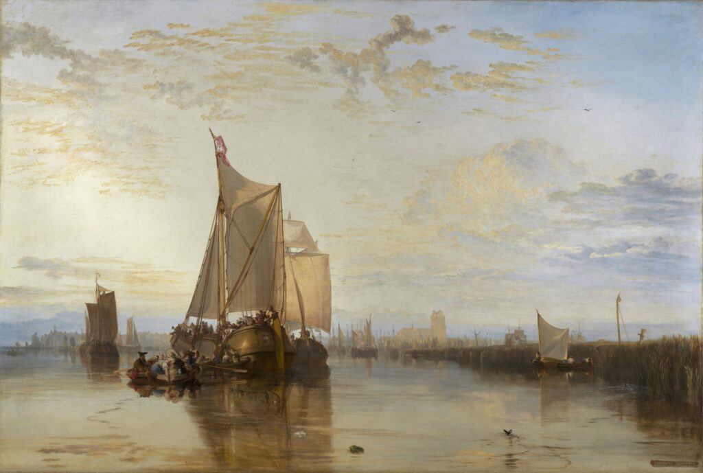 J.M.W. Turner, ‘Dort or Dordrecht: The Dort Packet-Boat from Rotterdam Becalmed’, 1818
