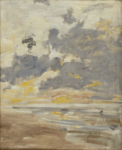 Boudin2 Eugène Boudin, ‘Étude de ciel au couchant (Luchtstudie bij zonsondergang)’, ca. 1888-95