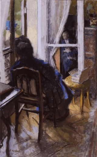 Vuillard Édouard Vuillard, ‘Au coin de la fenêtre (In de hoek van het raam)’, 1915