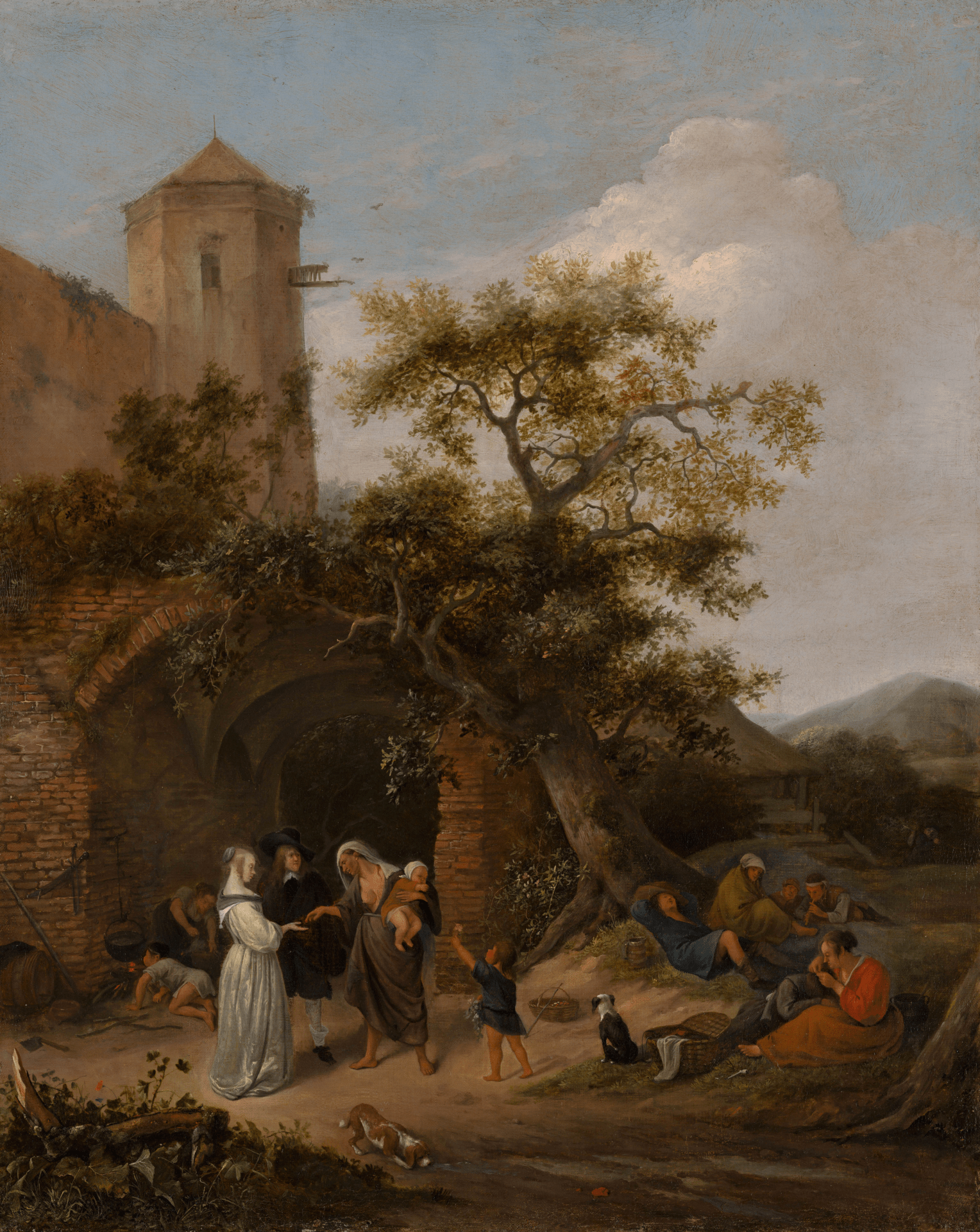 Jan Steen, ‘De waarzegster’, ca. 1650-54
