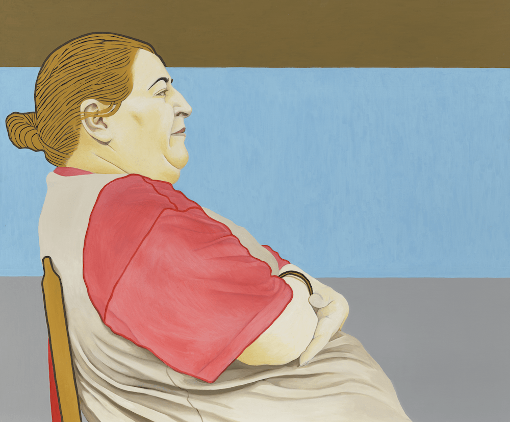 Sidi El Karchi, ‘Blue Widow, portret van Azza El Karchi’, 2002