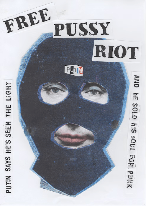 Jamie Reid, ‘Pussy Riot’, 2012
