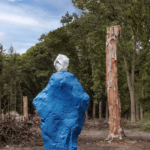 Ugo Rondinone, ‘white blue monk’, 2021, foto: Gert Jan van Rooij