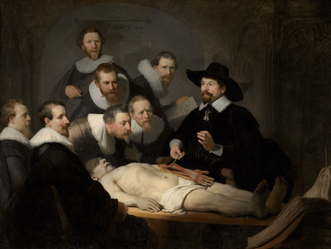 rembrandt 5 Rembrandt van Rijn, ‘De anatomische les van Dr. Nicolaes Tulp’, 1632
