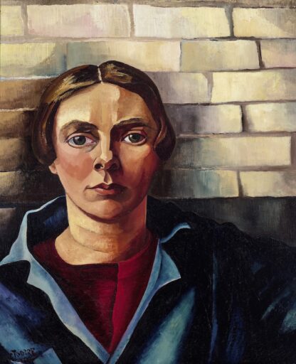 Charley Toorop, ‘Zelfportret tegen muur’, 1925, foto: Studio Tromp