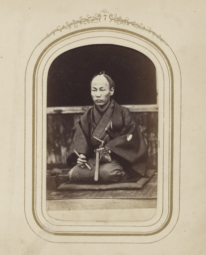 Naamloos Ueno Hikoma, ‘Zelfportret’, ca. 1863-64