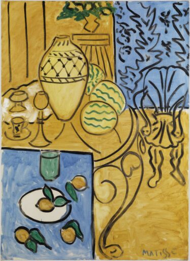 v3 Henri Matisse, ‘Intérieur jaune et bleu’, 1946