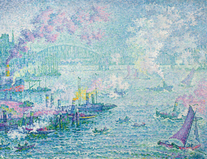 v8 Paul Signac, ‘Le port de Rotterdam’, 1907