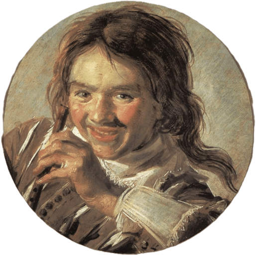 v9 Frans Hals, ‘Lachende jongeman met fluit’, ca. 1630