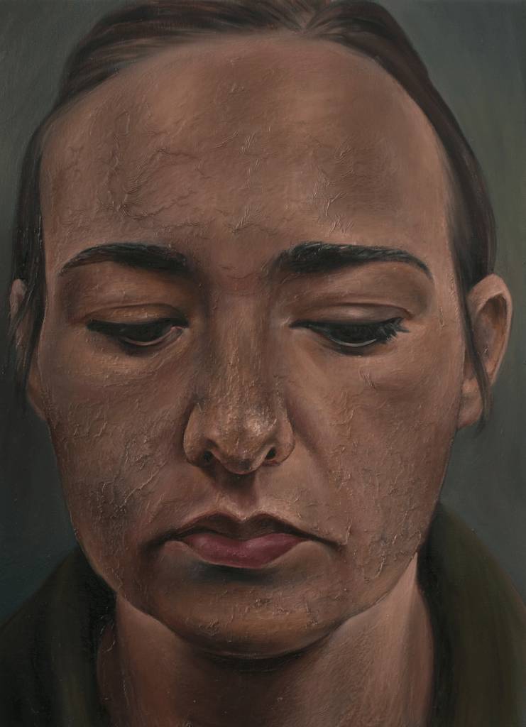 Ina van Zyl, ‘Selfportrait With Downcast Eyes’, 2007