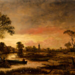 Aert van der Neer, ‘Rivierlandschap’, 1650