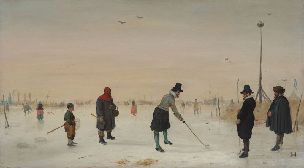 Hendrick Avercamp, ‘Kolfspelers op het ijs’, ca. 1625 Hendrick Avercamp, ‘Kolfspelers op het ijs’, ca. 1625